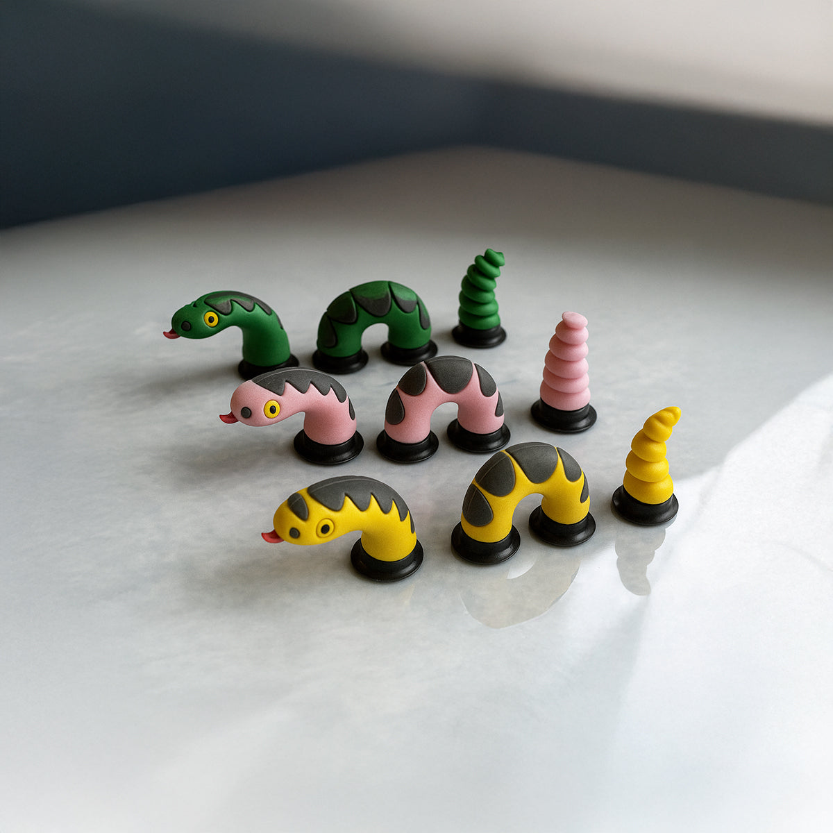3D Reptile Shoe Charms – Dragon, Snake & Crocodile
