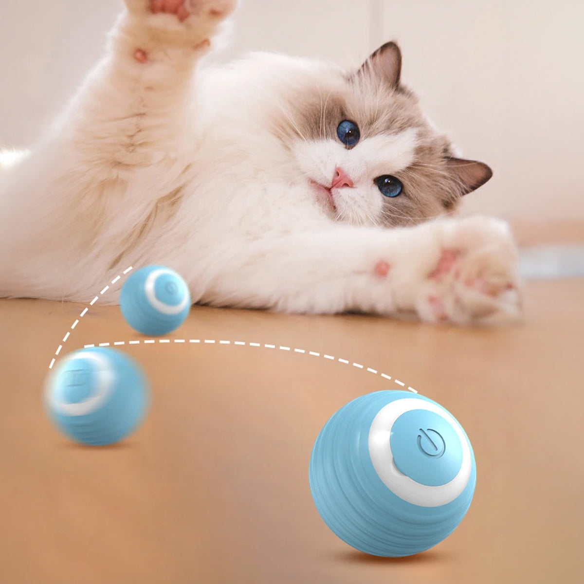Rolling Cat Toy – Automatic & Rechargeable