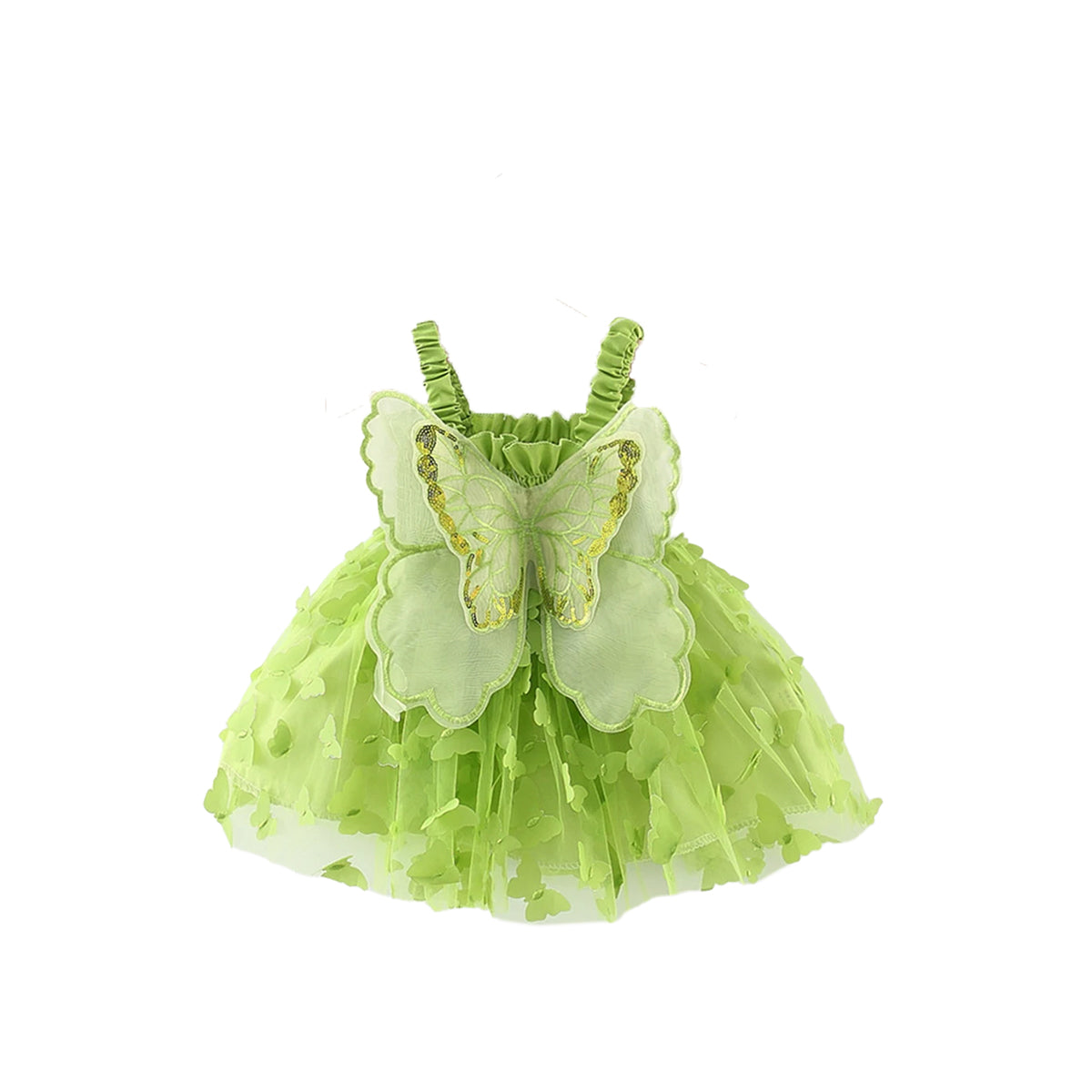 Little Girl Summer Wing Dress - Cute Party Outfit