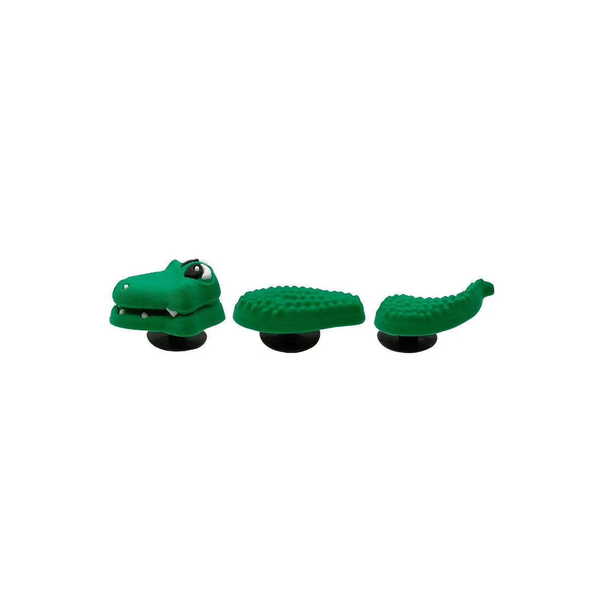 3D Reptile Shoe Charms – Dragon, Snake & Crocodile