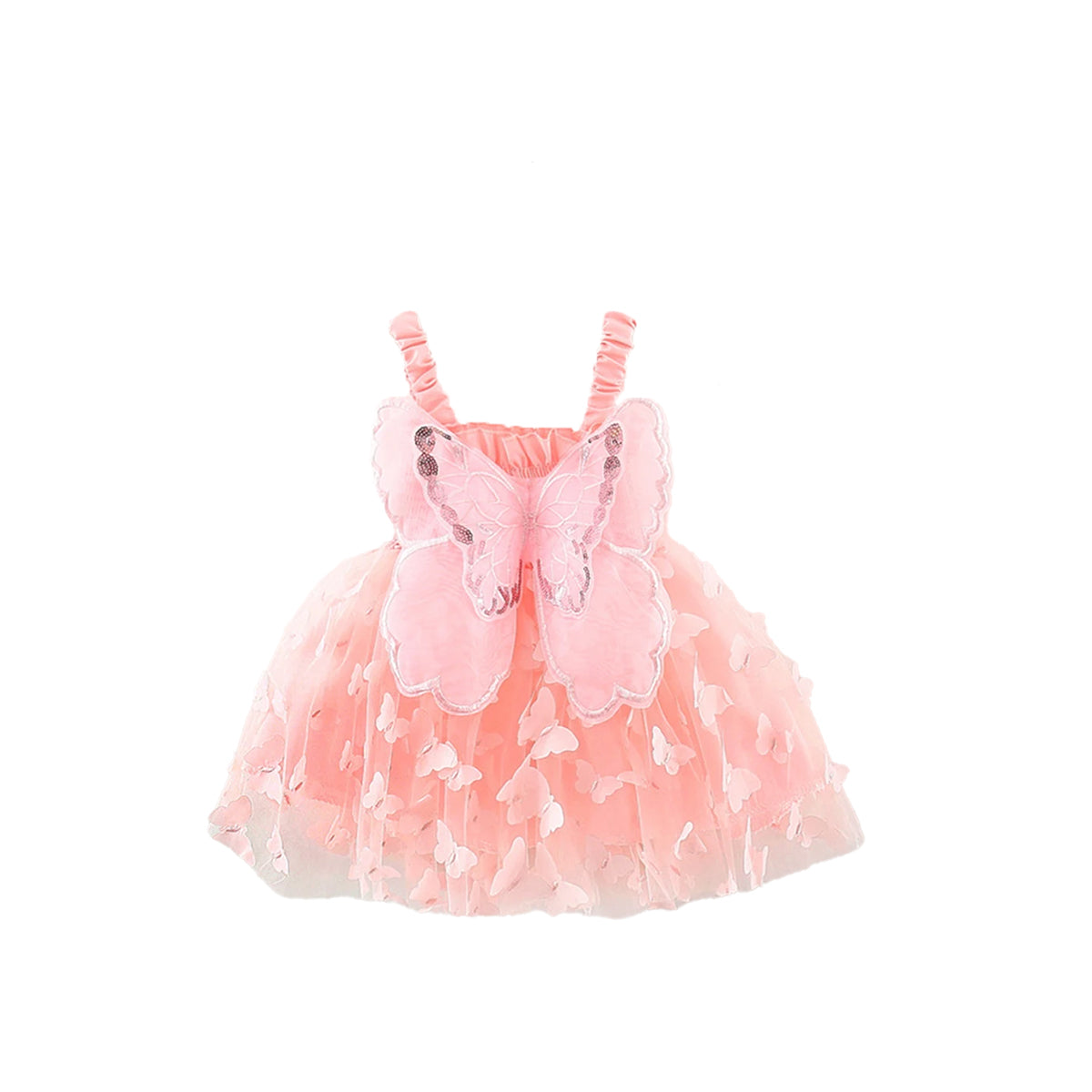 Little Girl Summer Wing Dress - Cute Party Outfit
