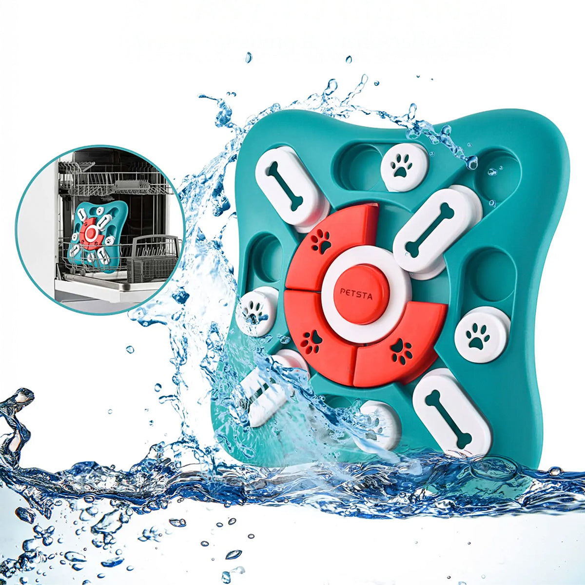 Dog Puzzle Treat Toy - Interactive IQ Training