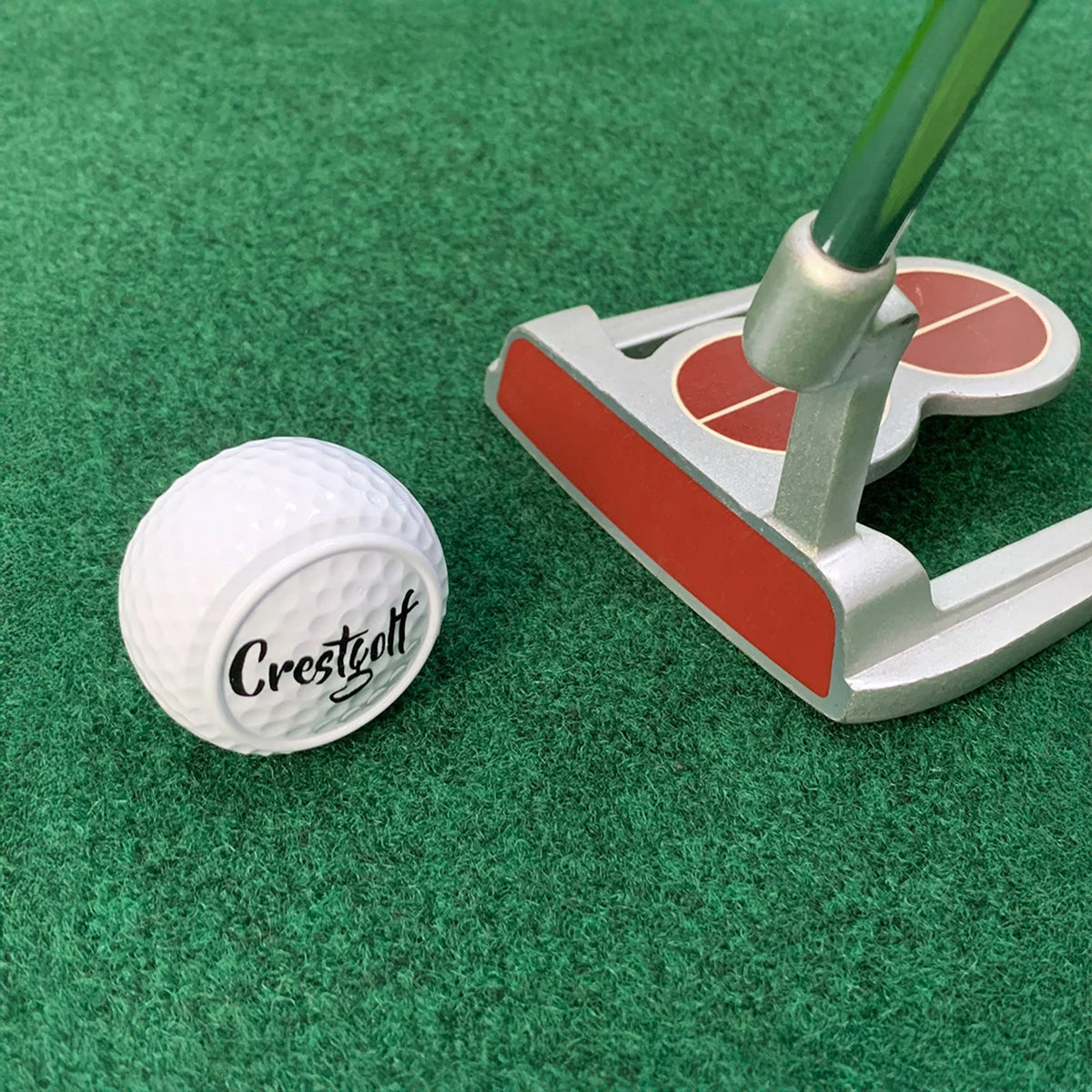 Flat Golf Putting Ball - Practice Without Chasing