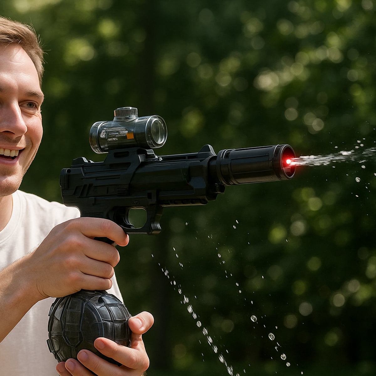 Electric Light-Up Water Gun