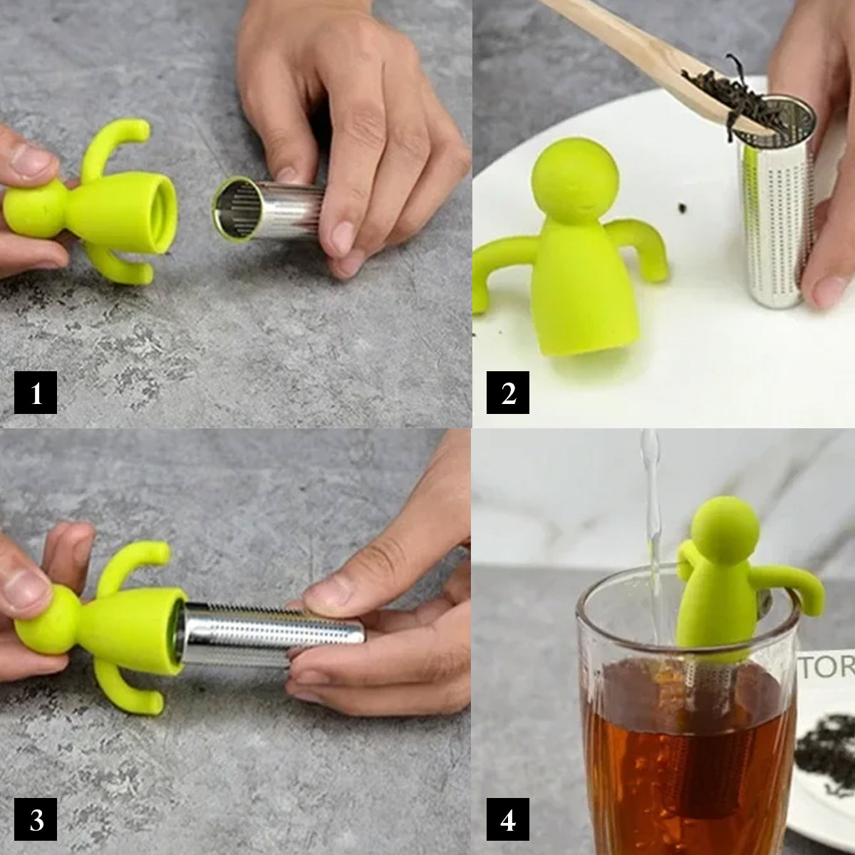 Funny Stainless Steel Tea Strainer