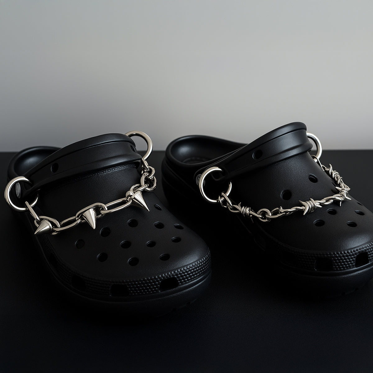Punk Chain Charm for Clog Shoes