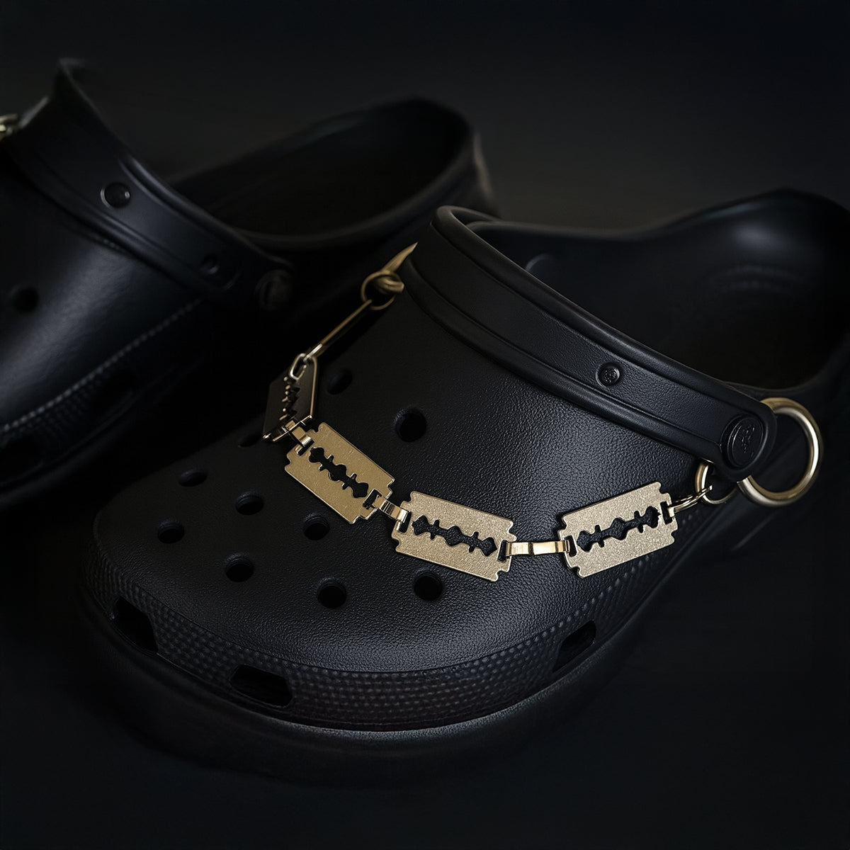 Punk Chain Charm for Clog Shoes