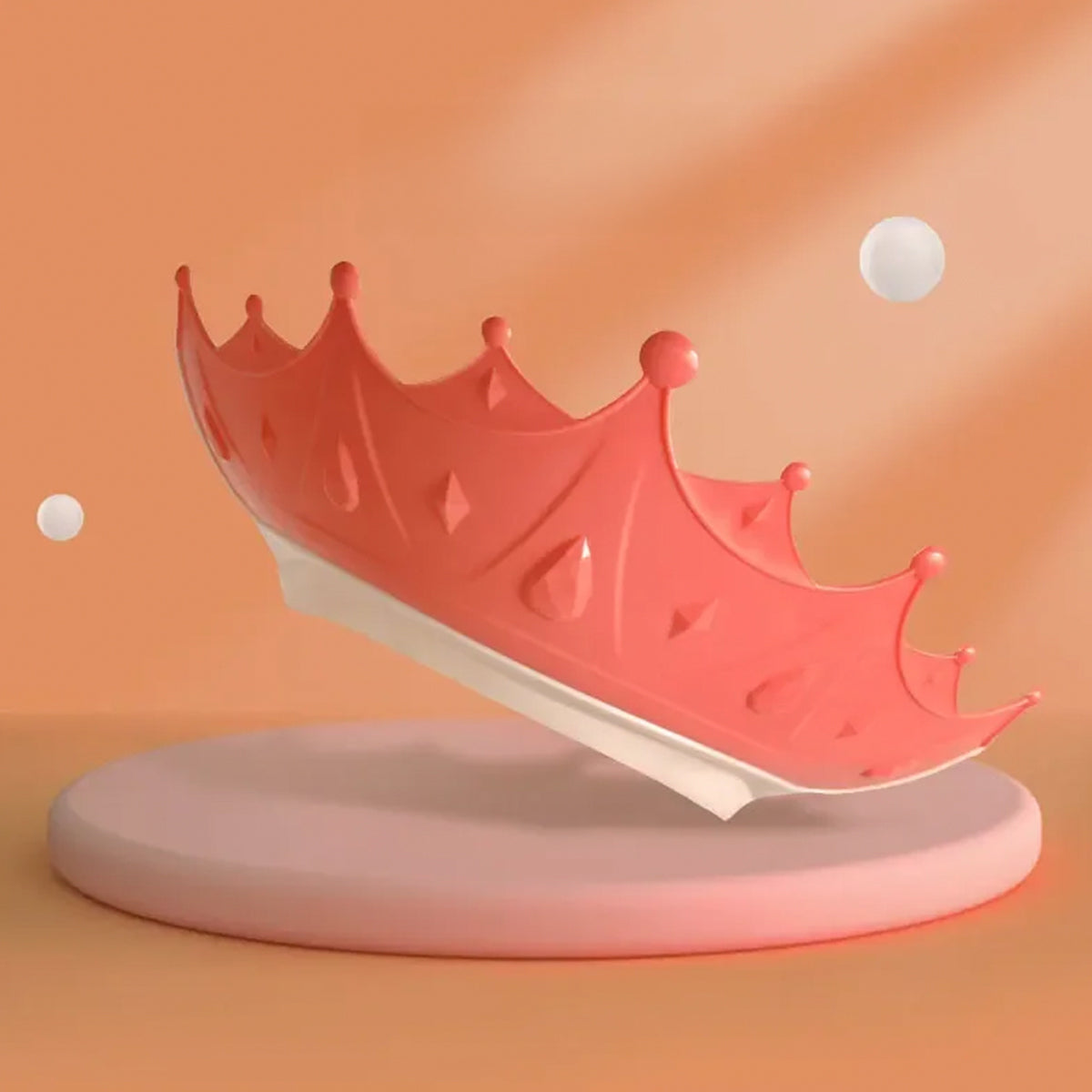 Waterproof Kids Crown Shower Cap