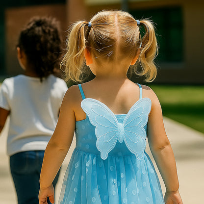 Little Girl Summer Wing Dress - Cute Party Outfit