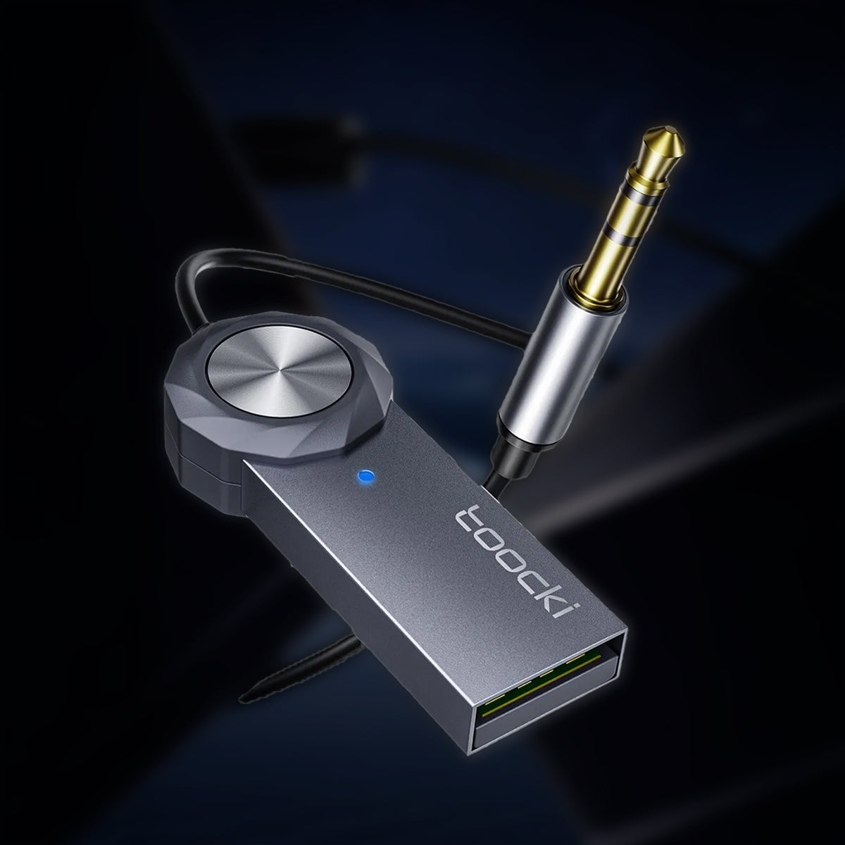 Bluetooth Car Adapter - Audio & PC Control