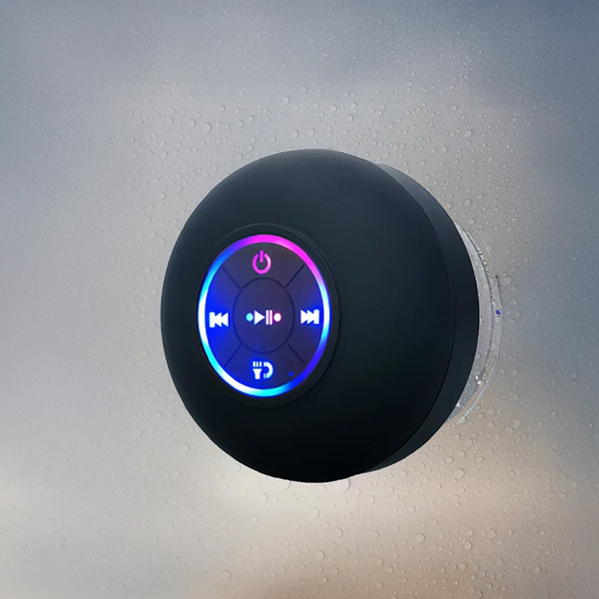 Waterproof Bluetooth Shower Speaker with Lights
