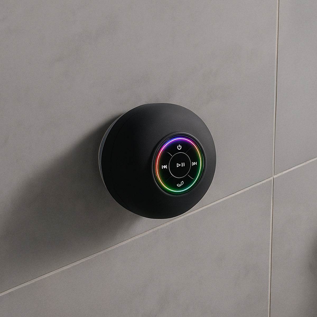 Waterproof Bluetooth Shower Speaker with Lights