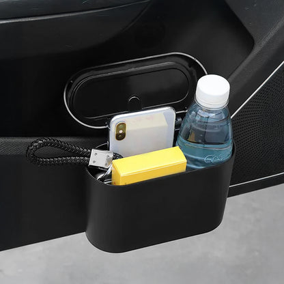 Mini Car Trash Bin with Lid - Leakproof & Compact
