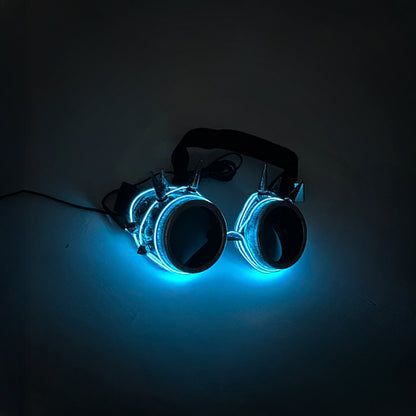 LED Festival Glasses - Flashing Neon Party Shades