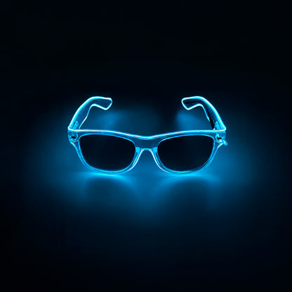 LED Festival Glasses - Flashing Neon Party Shades