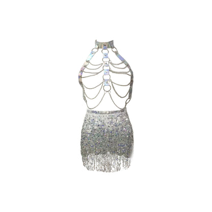 Holographic Rave Set – Chains, Fringe & Chaos