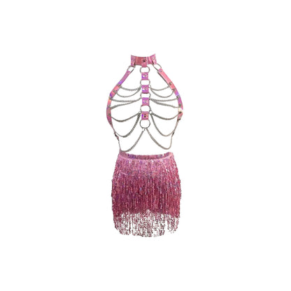 Holographic Rave Set – Chains, Fringe & Chaos