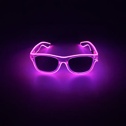 LED Festival Glasses - Flashing Neon Party Shades