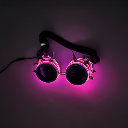 LED Festival Glasses - Flashing Neon Party Shades