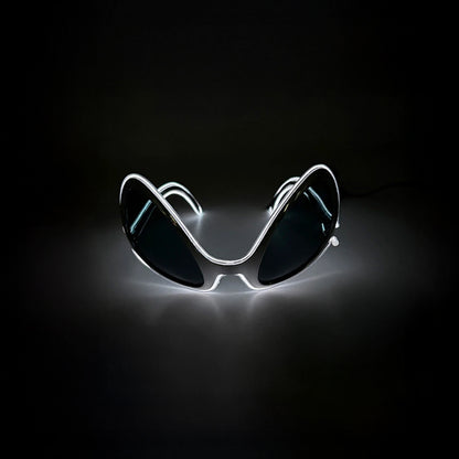 LED Festival Glasses - Flashing Neon Party Shades