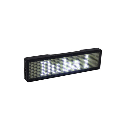 LED Name Tag Badge - Programmable & Flashy