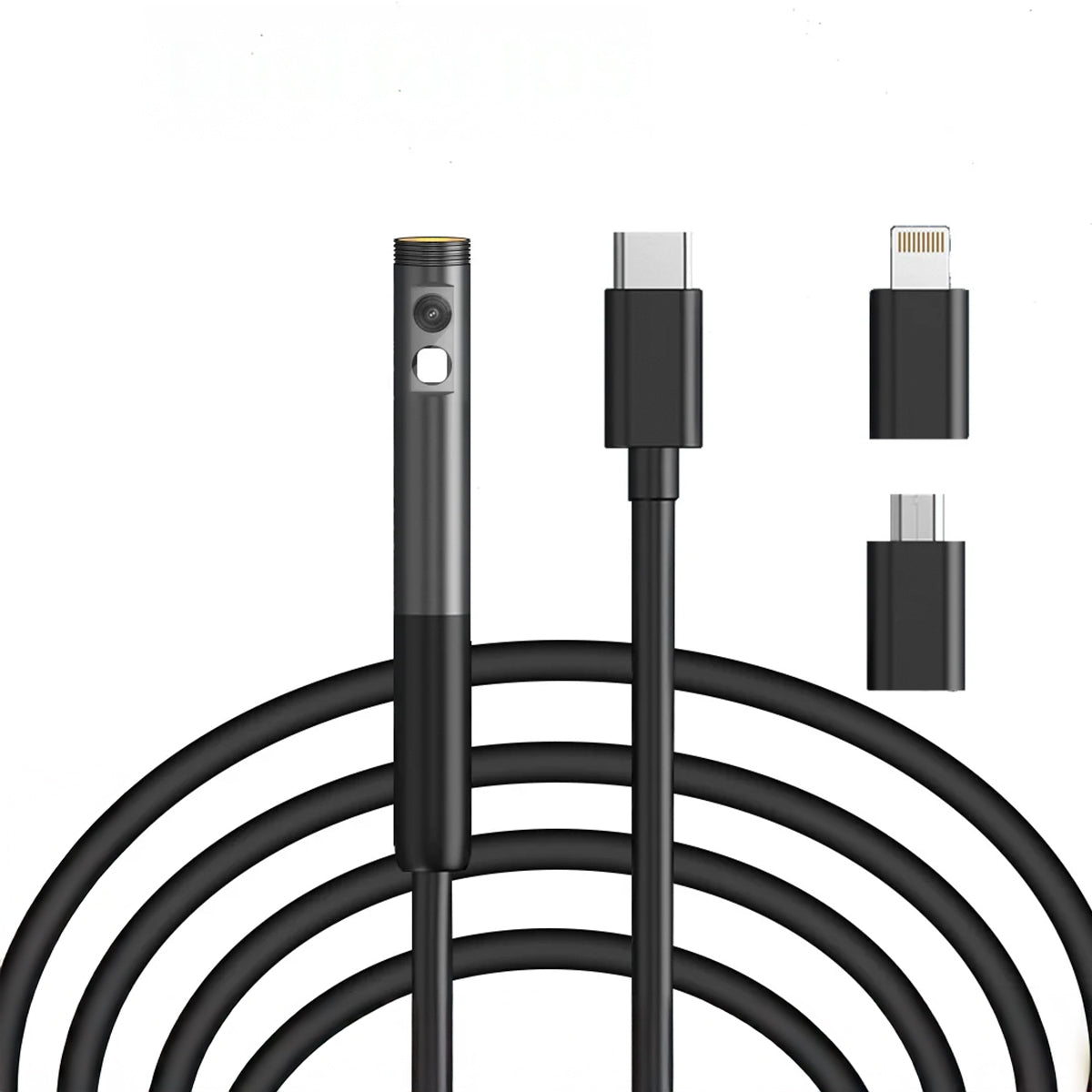 Waterproof Endoscope Inspection Camera – Use on iPhone & Android