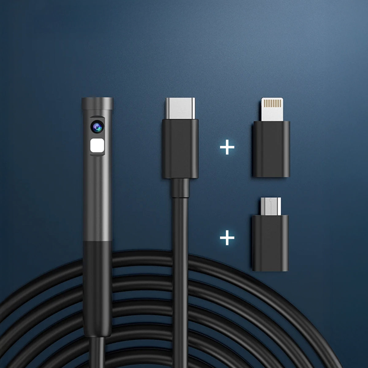 Waterproof Endoscope Inspection Camera – Use on iPhone & Android