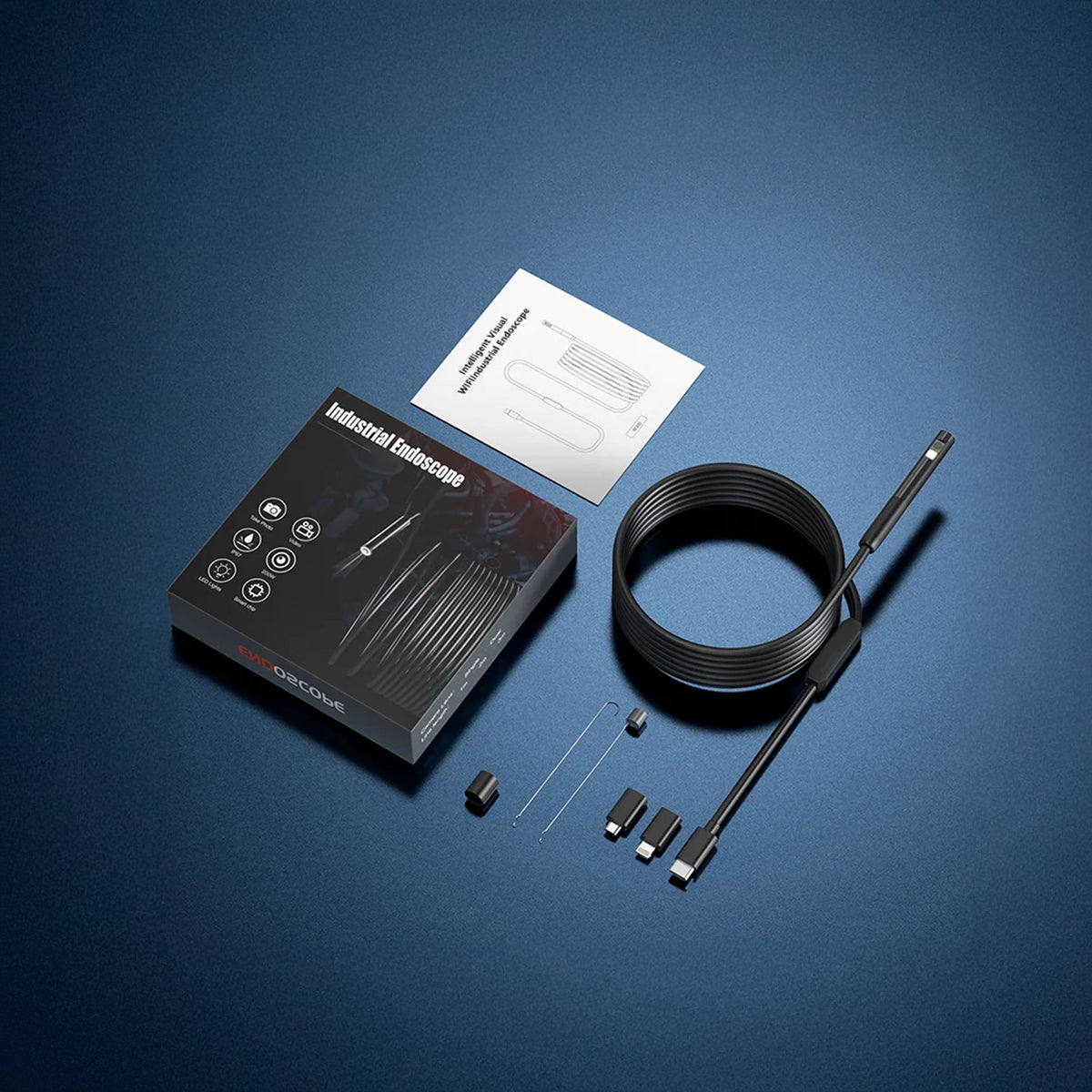 Waterproof Endoscope Inspection Camera – Use on iPhone & Android