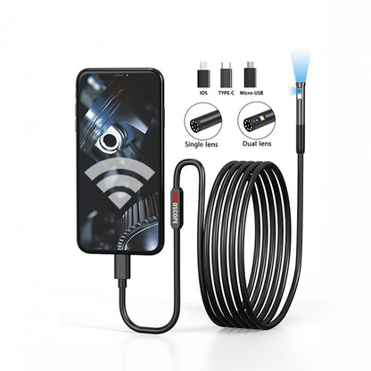Waterproof Endoscope Inspection Camera – Use on iPhone & Android