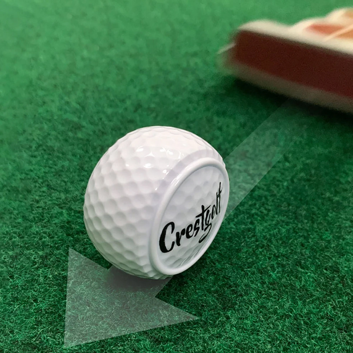 Flat Golf Putting Ball - Practice Without Chasing