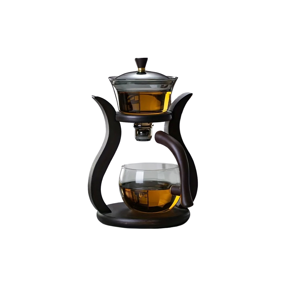 Glass Teapot Set with Drip Infuser & Switch
