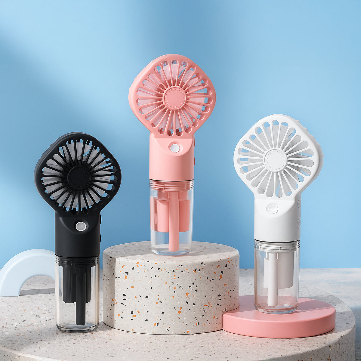 Portable USB Mist Fan with Humidifier