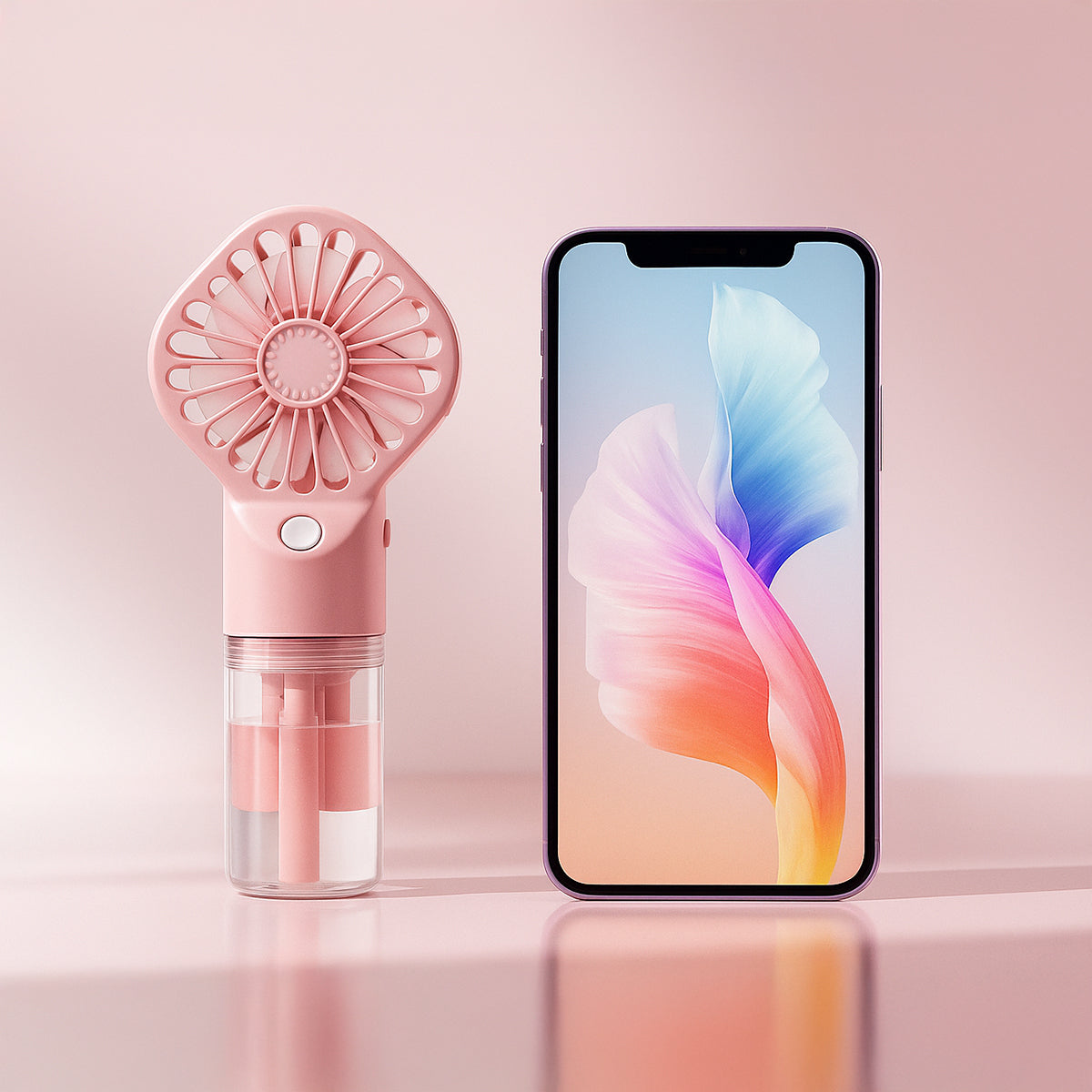 Portable USB Mist Fan with Humidifier