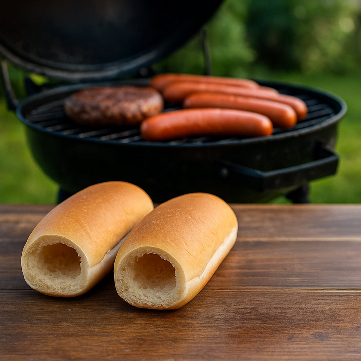 Hotdog Bun Drill for BBQ - No More Sauce Spills