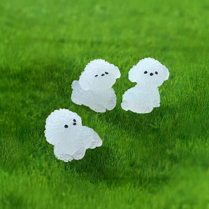 4 Pins Charms- Glow-in-the-Dark Puppies