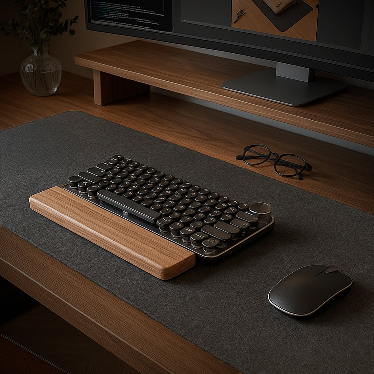 Large Wool Felt Desk Mat - Gaming & Office Mouse Pad