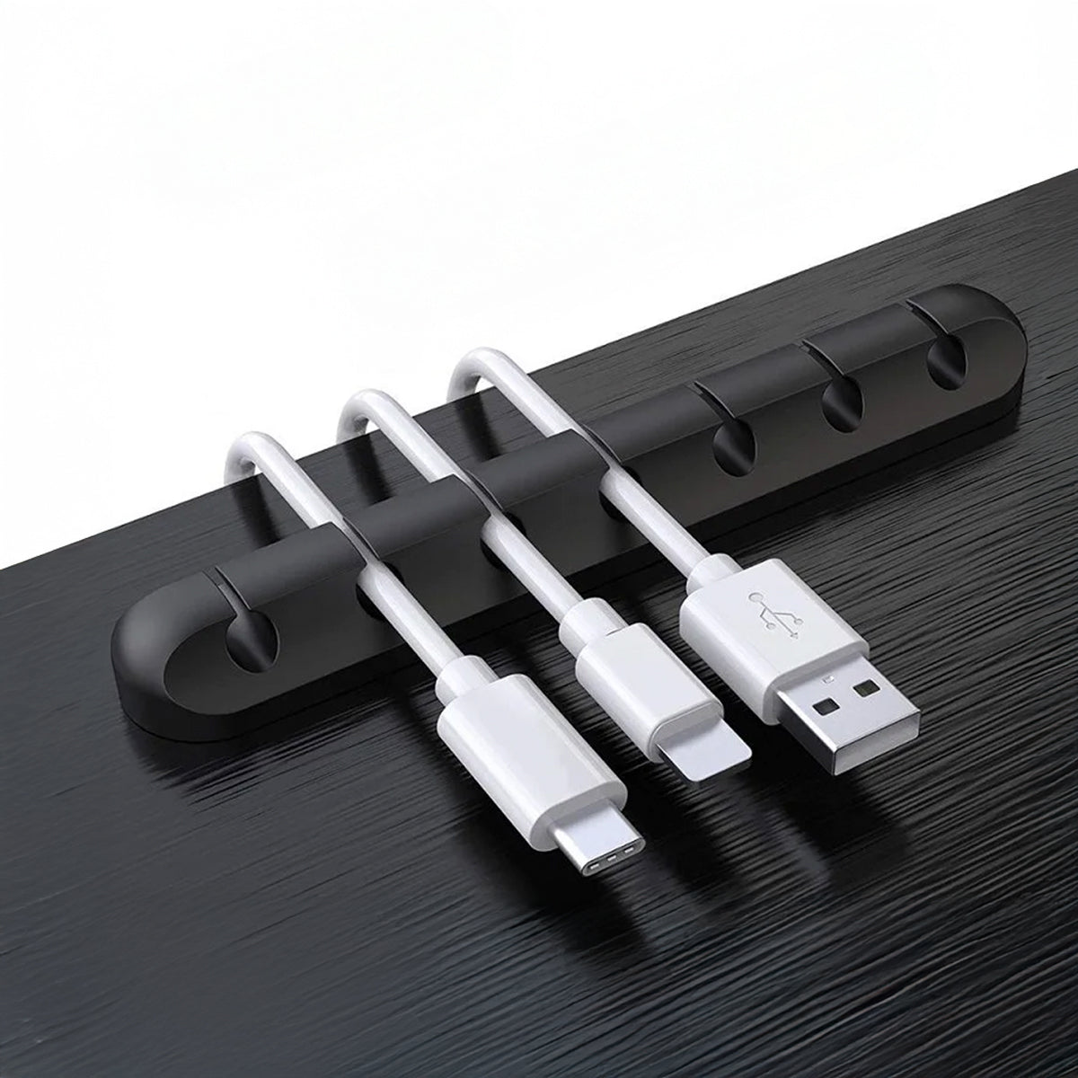 Silicone USB Cable Organizer Clip Holder
