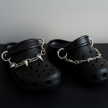 Punk Chain Charm for Clog Shoes
