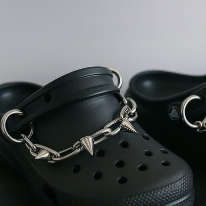 Punk Chain Charm for Clog Shoes